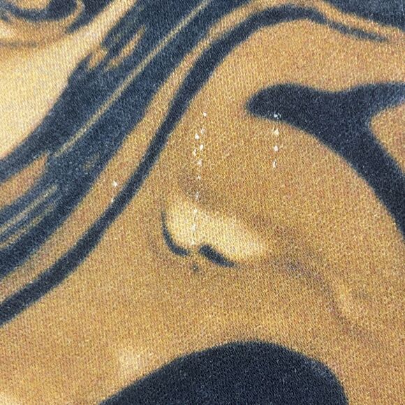 House Of Sunny Mahogany Paradise Party Brown Black‎ Pants Flare Pants Women SZ 4 - Picture 10 of 11